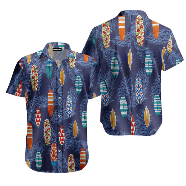 Tropical Surfboard Hawaiian Shirt