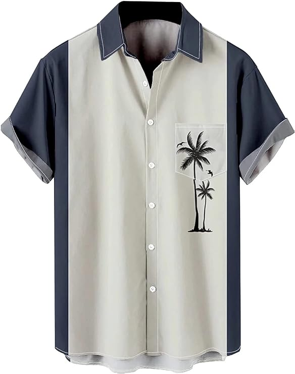 Hawaii-coconut Tree Vintage Hawaiian Shirts