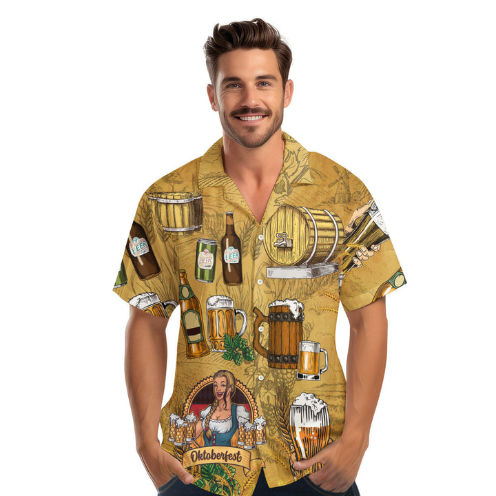 Drinking Oktoberfest Lovers Festival Lovers Oktoberfest Hawaiian Shirt 