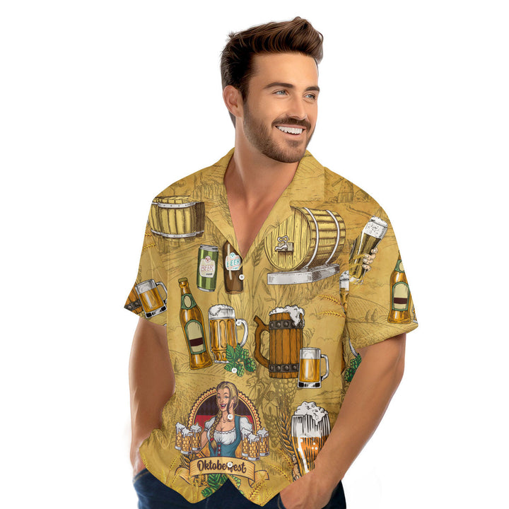 Drinking Oktoberfest Lovers Festival Lovers Oktoberfest Hawaiian Shirt 