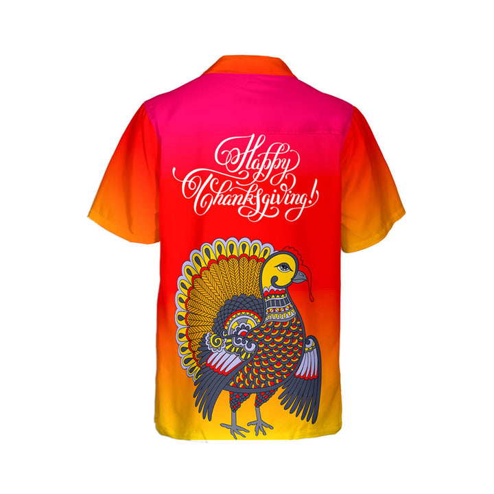 Happy Thanksgiving Turkey Hawaiian Shirt 