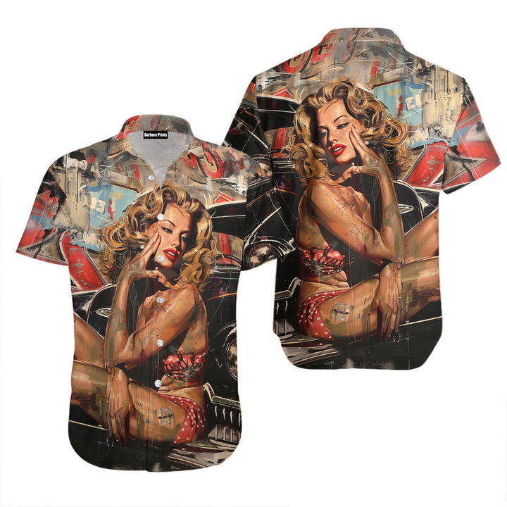 Pin Up Girl Vintage Hawaiian Shirt