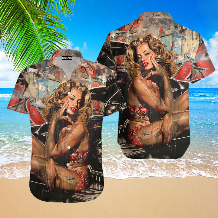 Pin Up Girl Vintage Hawaiian Shirt