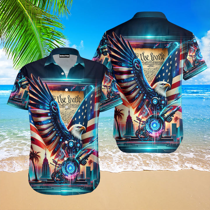 Patriotic We The People Independence Day 4th Of July Hawaiian Shirt