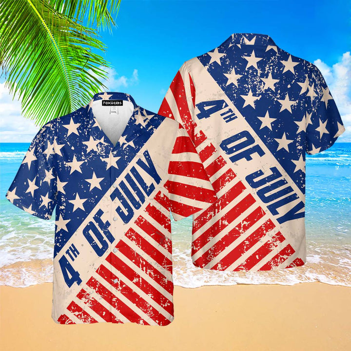 American Flag - 4th of July Hawaiian Shirts