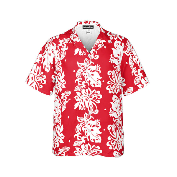 Jimmy Buffett Concert Outfit Red Hawaiian Shirt