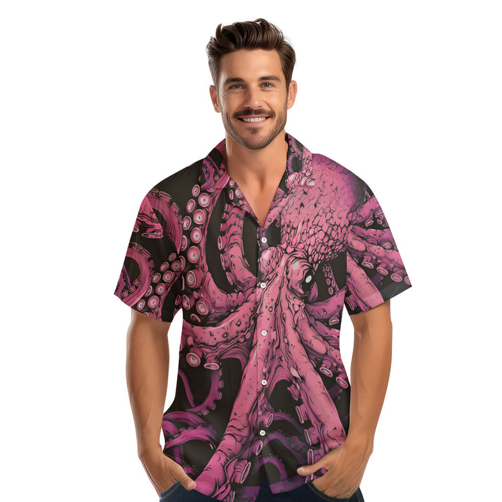 Pinky Octopus Hawaiian Shirt