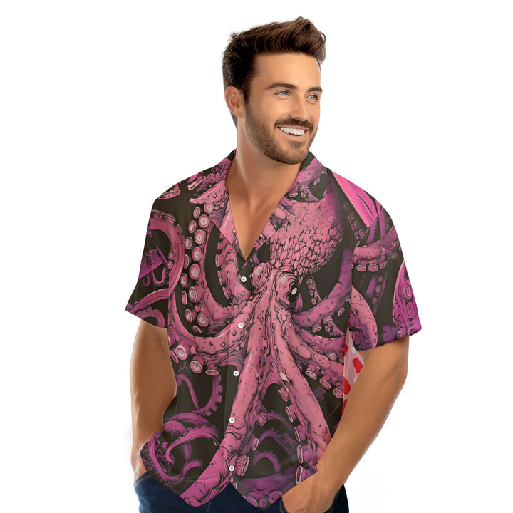 Pinky Octopus Hawaiian Shirt