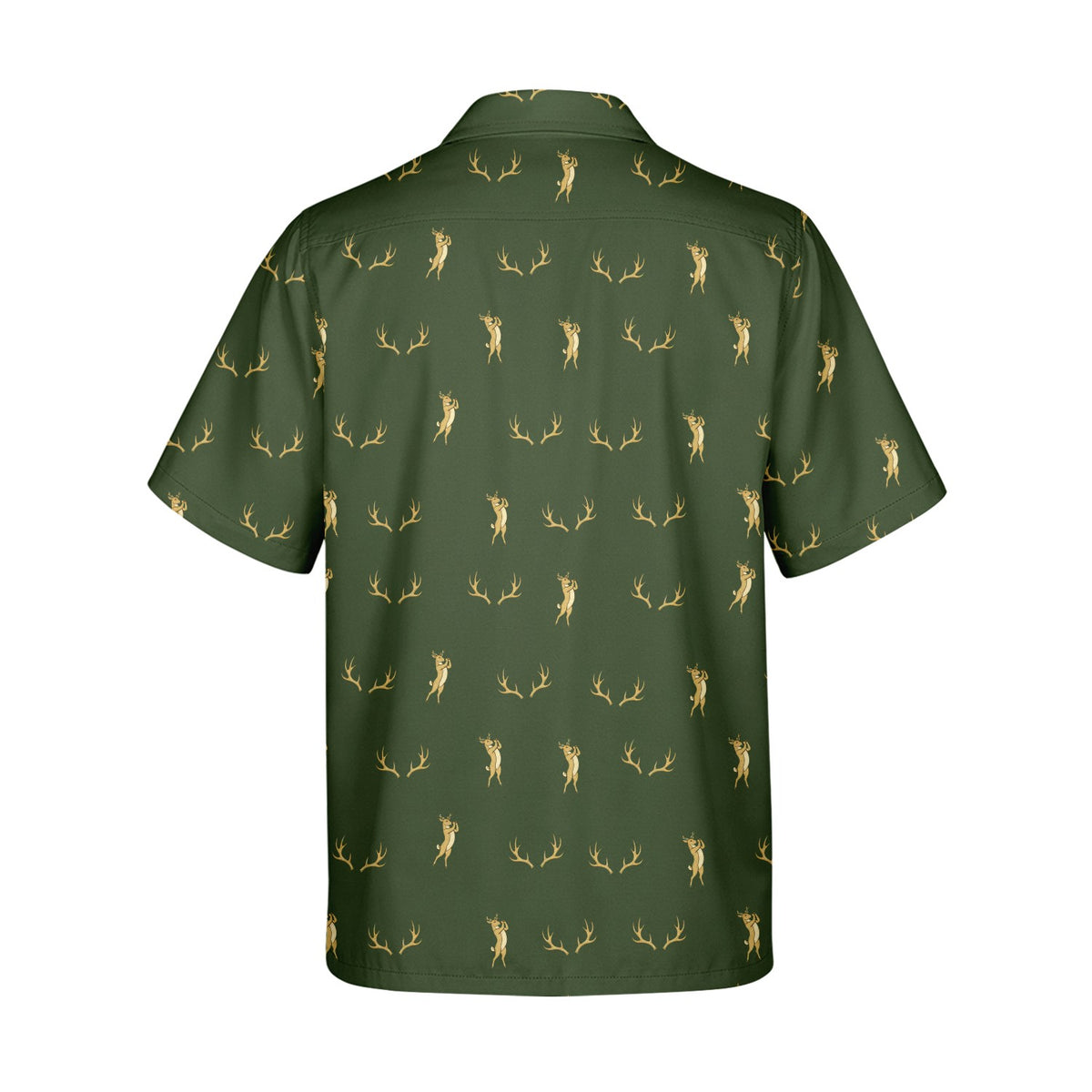 Buck Season Birdie Hawaiian Shirt - Back