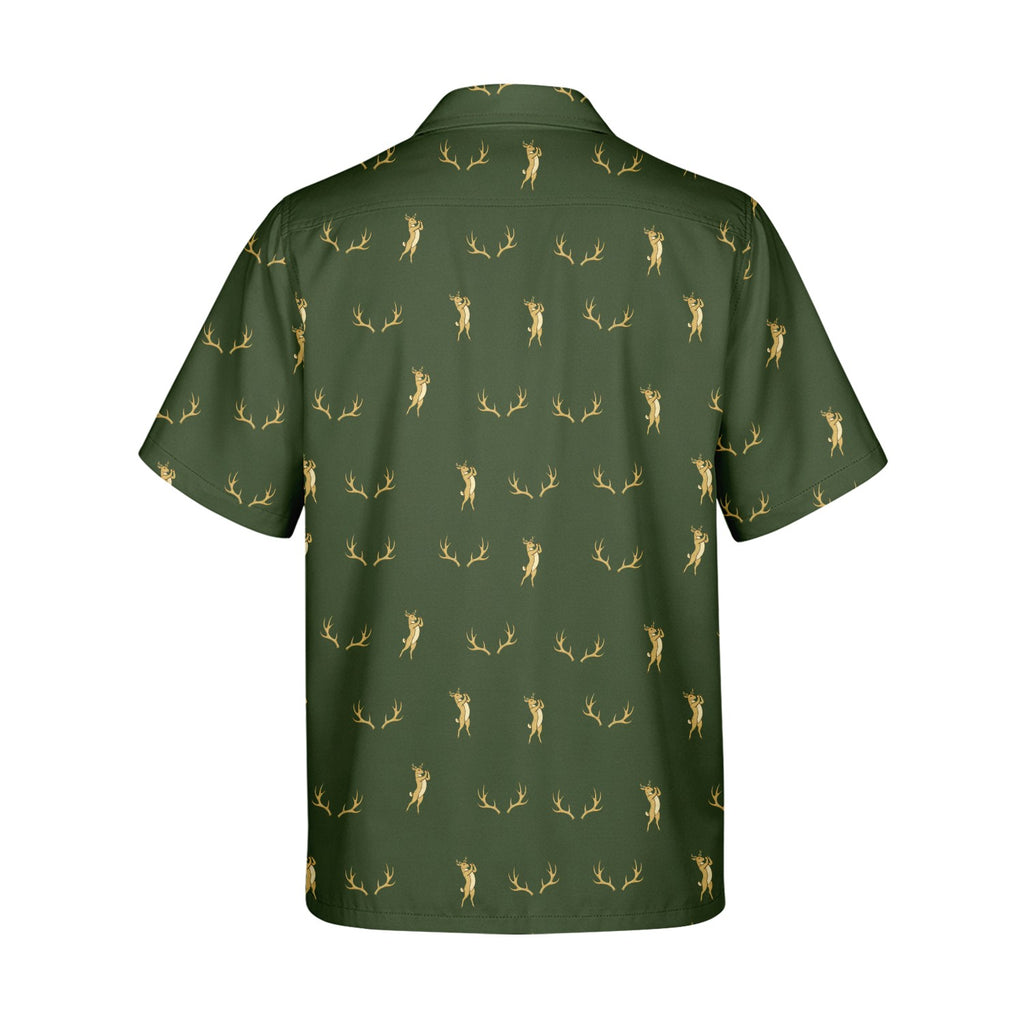 Buck Season Birdie Kids Hawaiian Shirt - Back