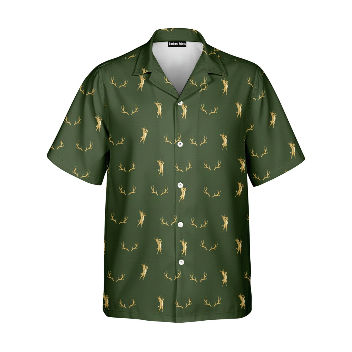 Buck Season Birdie Hawaiian Shirt - Front