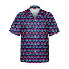 Synthwave Bogey Sun Hawaiian Shirt - Front