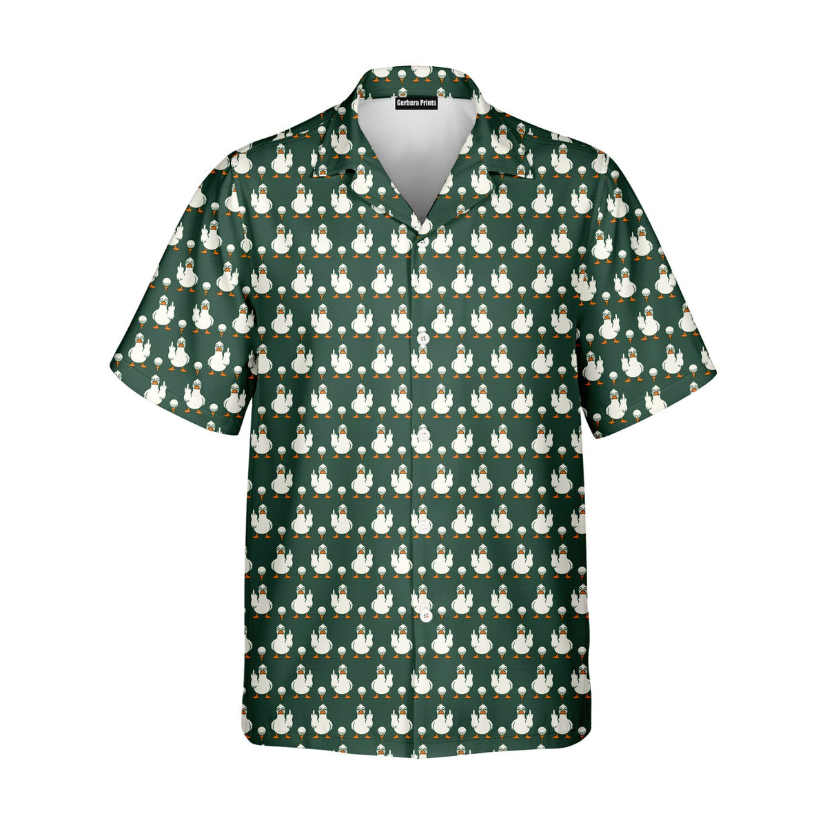 Birdie Salute Hawaiian Shirt - Front