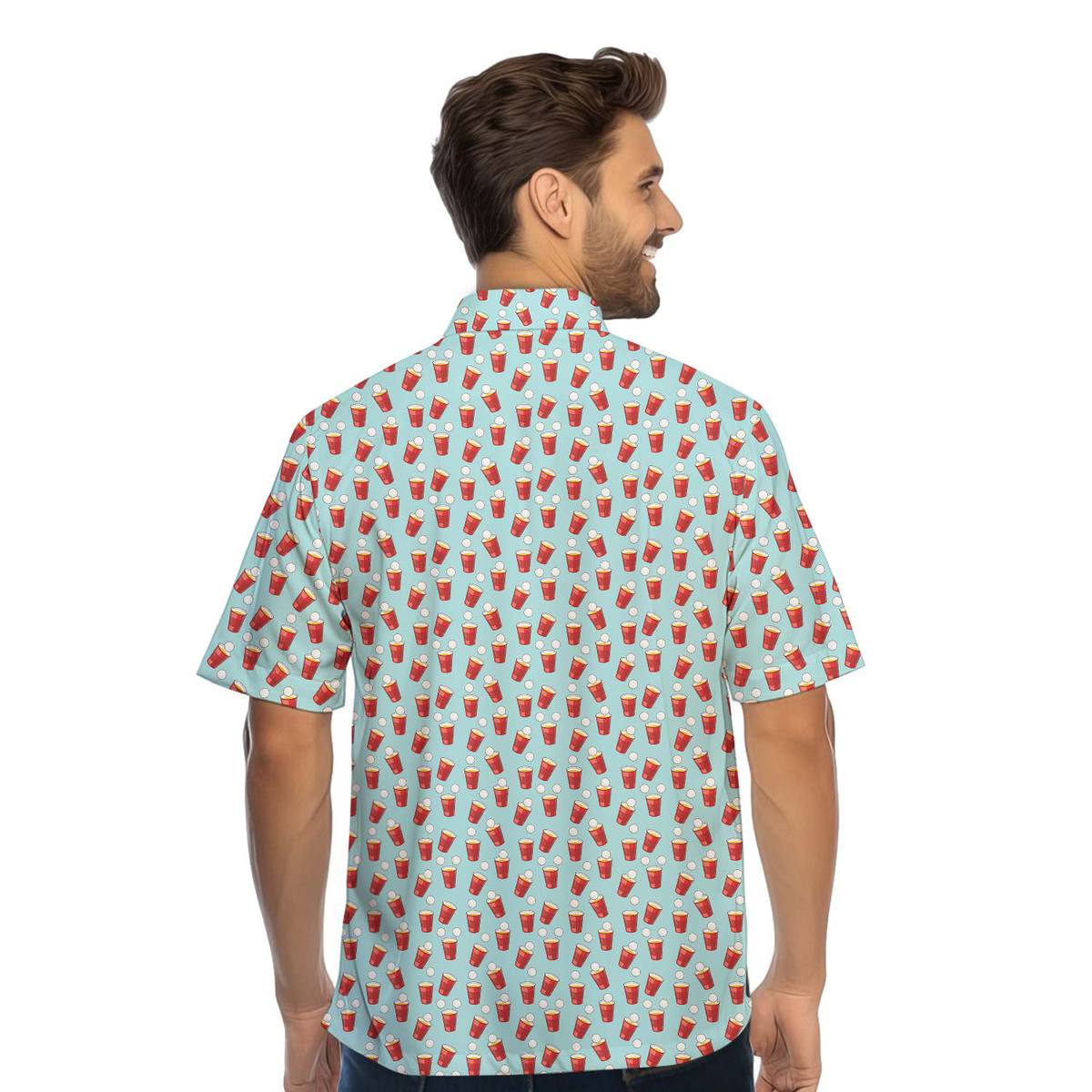 Red Solo Cup - Golf Hawaiian Shirt-Hawaiian Shirt-Gerbera Prints