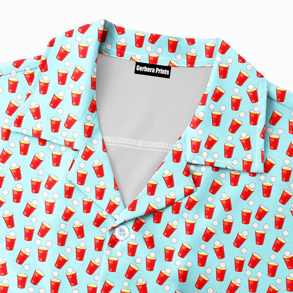 Red Solo Cup - Golf Hawaiian Shirt-Hawaiian Shirt-Gerbera Prints