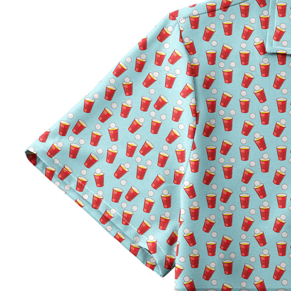 Red Solo Cup - Golf Hawaiian Shirt-Hawaiian Shirt-Gerbera Prints