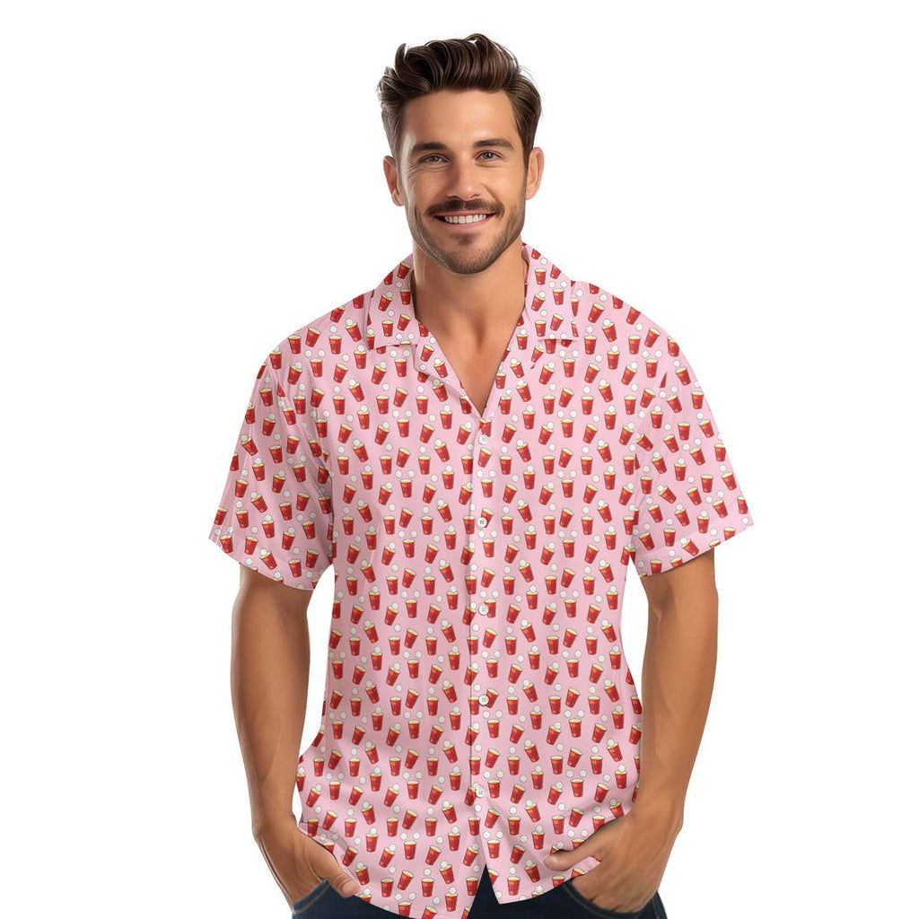 Red Solo Cup - Golf Hawaiian Shirt-Hawaiian Shirt-Gerbera Prints