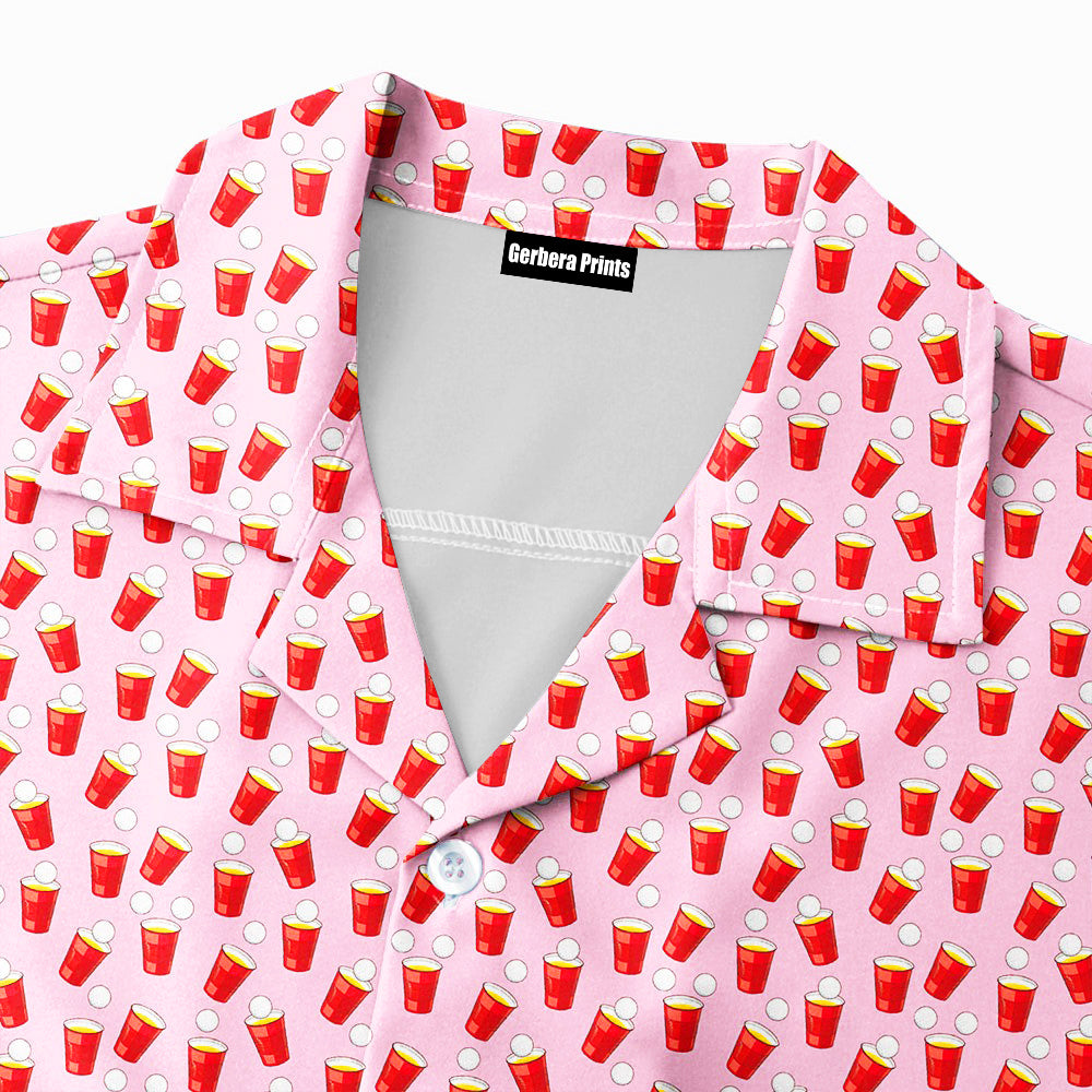 Red Solo Cup - Golf Hawaiian Shirt-Hawaiian Shirt-Gerbera Prints