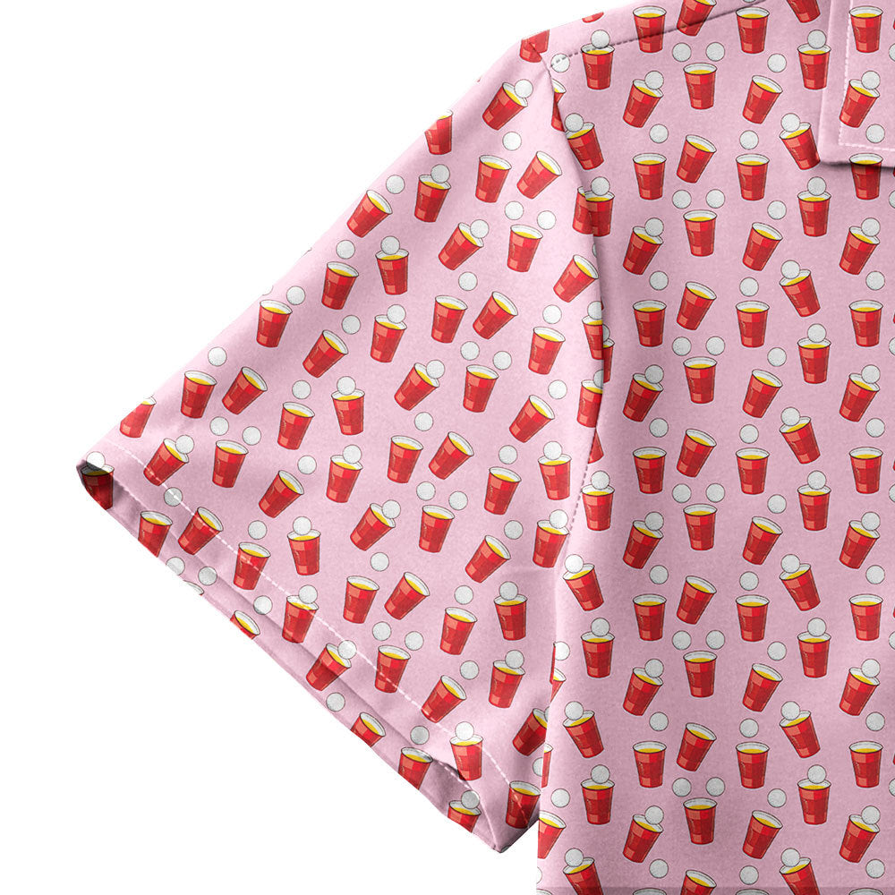 Red Solo Cup - Golf Hawaiian Shirt-Hawaiian Shirt-Gerbera Prints