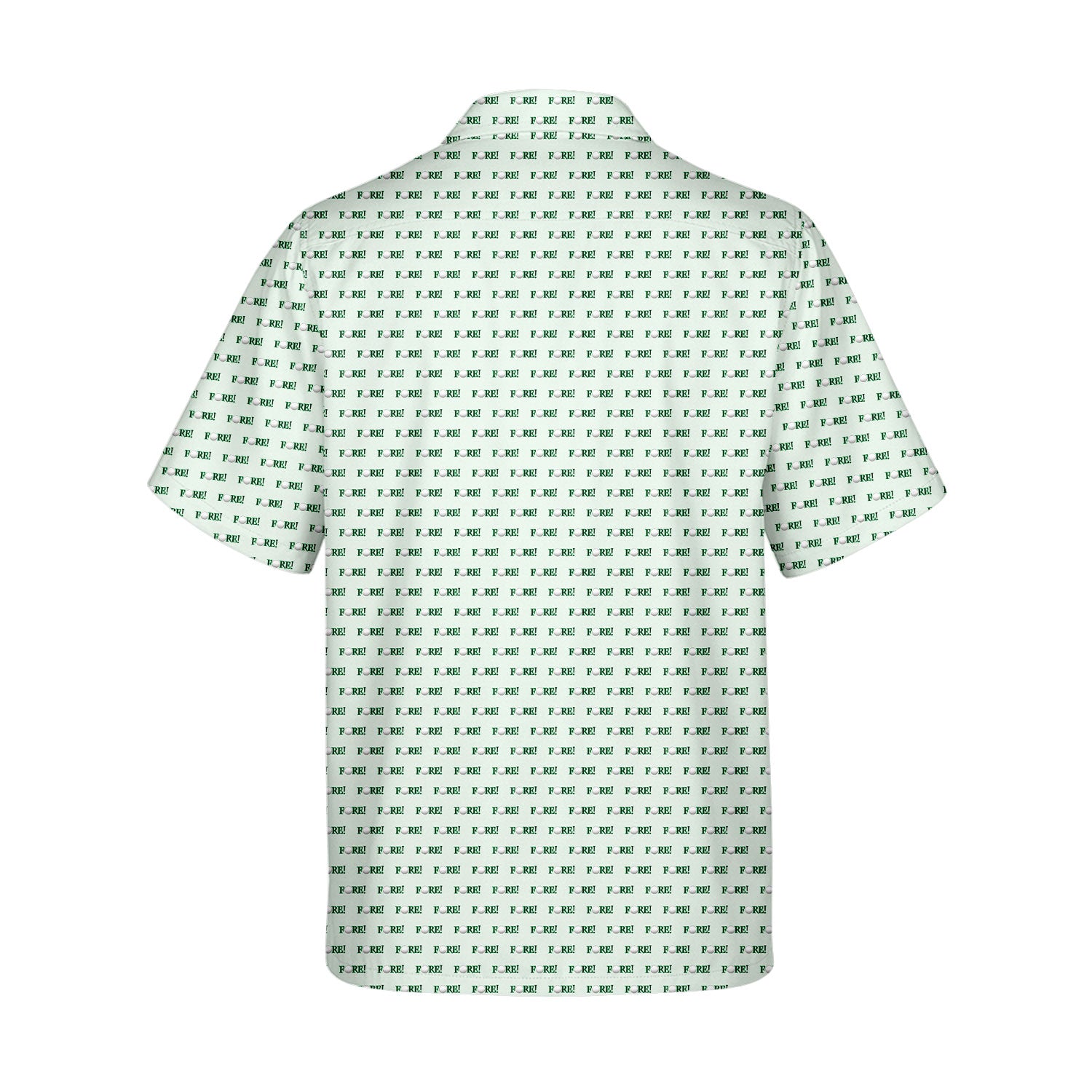 Fore! Golf Ball Funny Golfing Design for Golfer - Golf Hawaiian Shirt-Hawaiian Shirt-Gerbera Prints