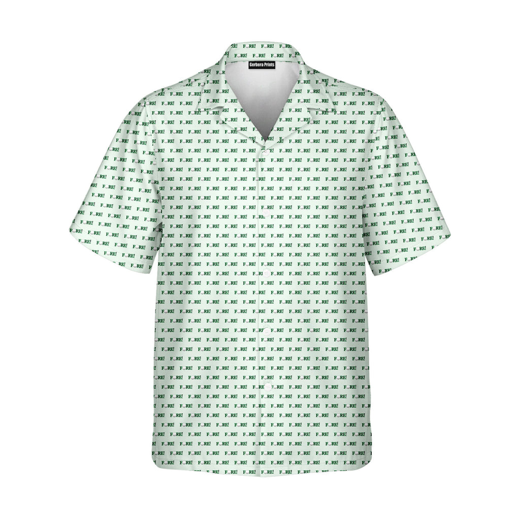 Fore! Golf Ball Funny Golfing Design for Golfer - Golf Hawaiian Shirt-Hawaiian Shirt-Gerbera Prints