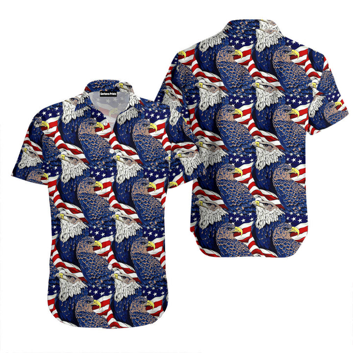 USA 4th Of July Independence Day Patriotic Eagle Hawaiian Shirt