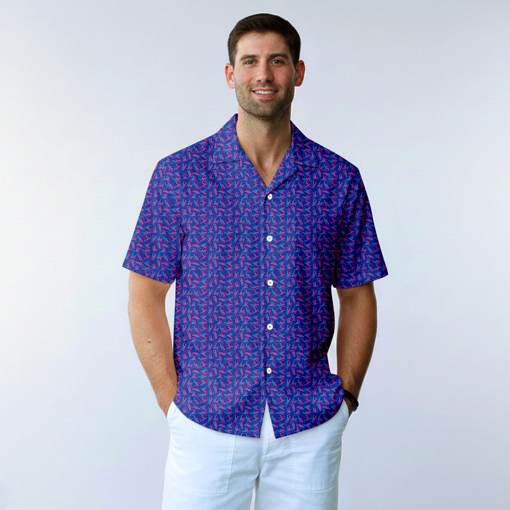 Exercise In The Midnight - Funny Golf Hawaiian Shirt