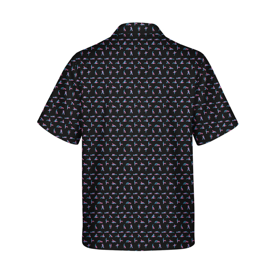 Back preview of S-e-x Ed. - Funny Golf Hawaiian Shirt with your team and number