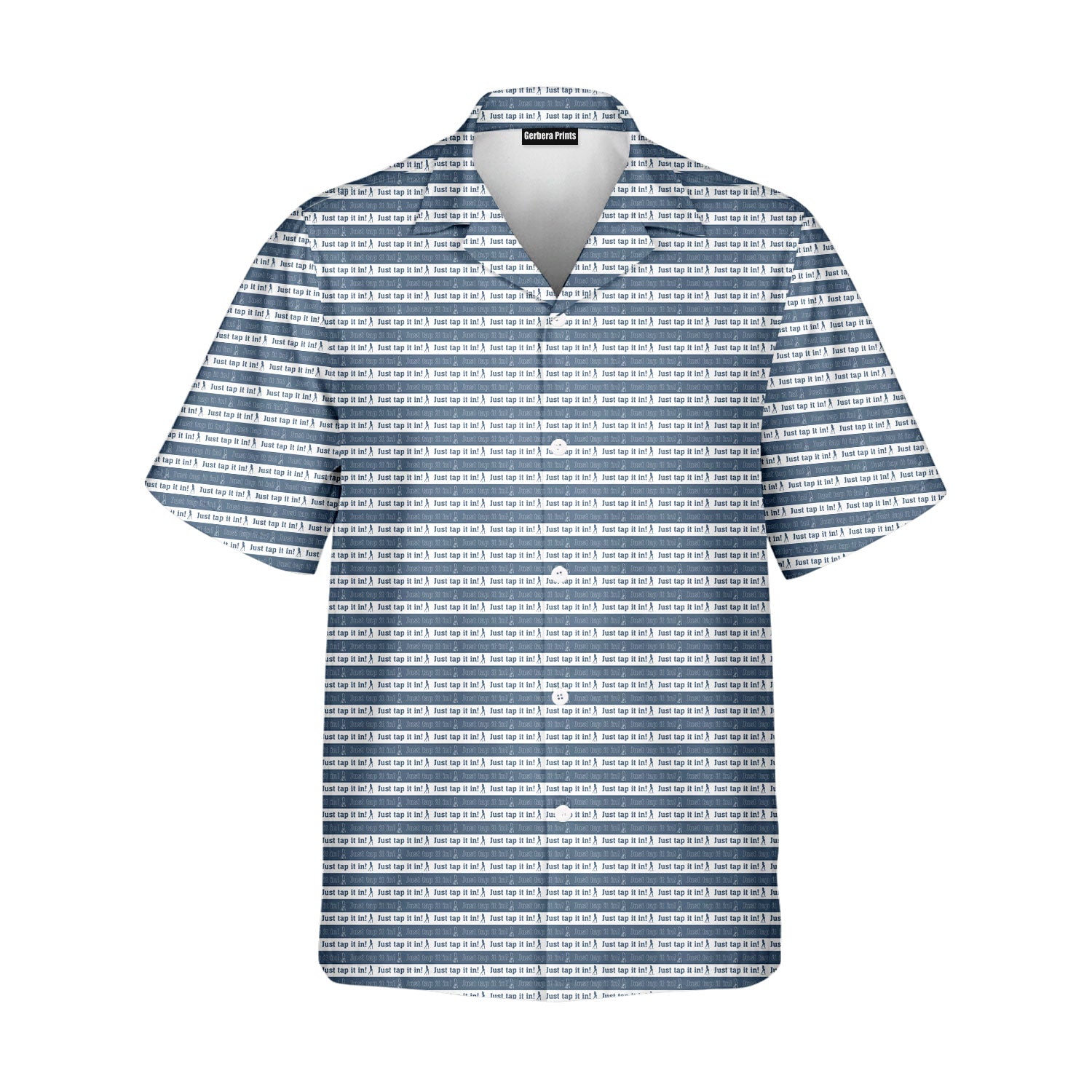 Just Tap It In - Funny Golf Hawaiian Shirt-Hawaiian Shirt-Gerbera Prints