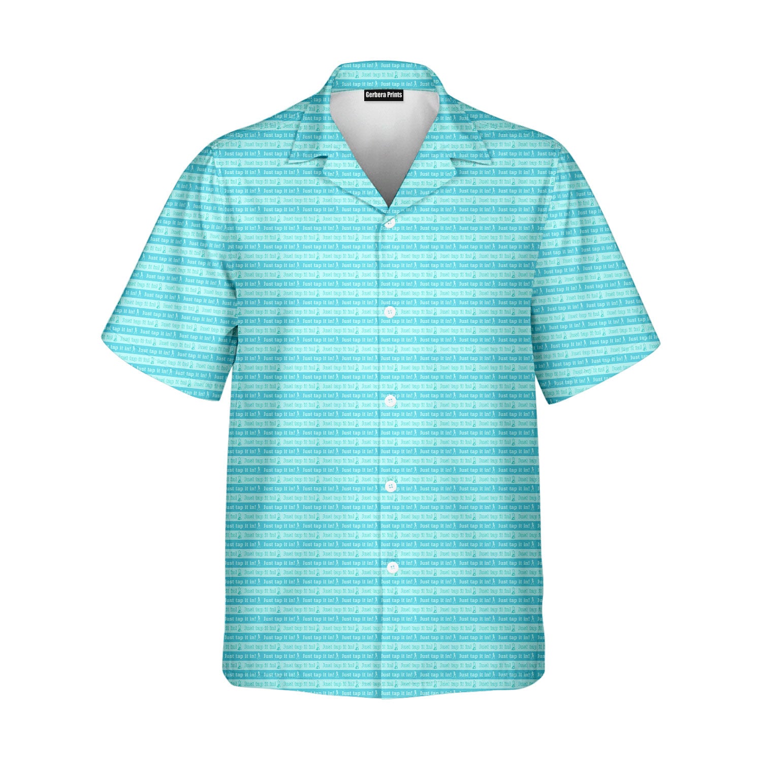 Just Tap It In - Funny Golf Hawaiian Shirt-Hawaiian Shirt-Gerbera Prints