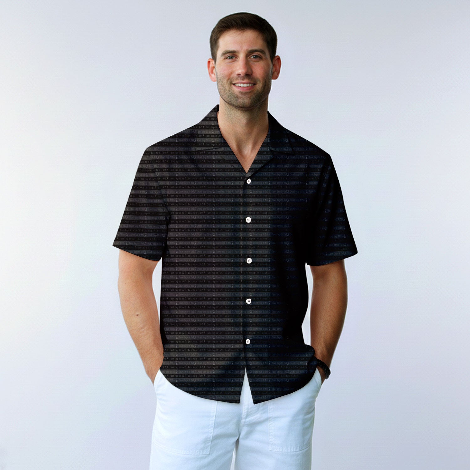 Just Tap It In - Funny Golf Hawaiian Shirt-Hawaiian Shirt-Gerbera Prints