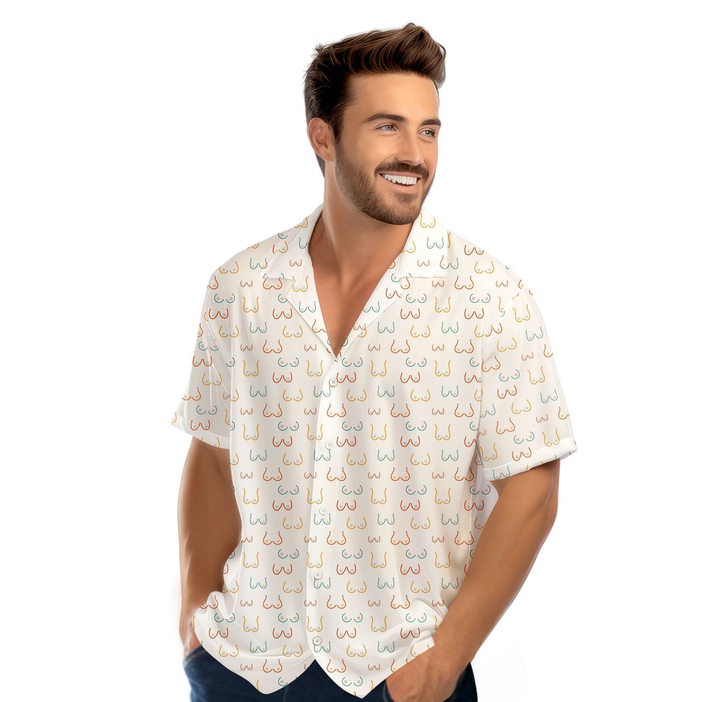Funny Breast - Funny Golf Hawaiian Shirt