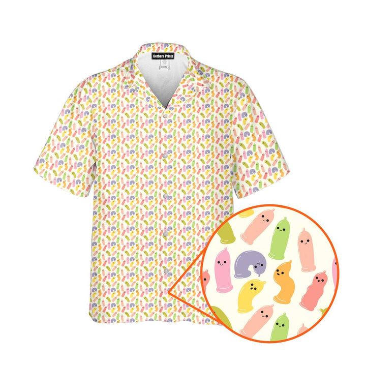 Cute Raincoat Cartoon Character - Funny Golf Hawaiian Shirt 