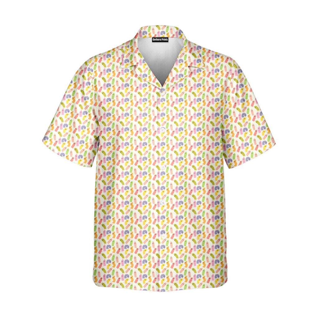 Cute Raincoat Cartoon Character - Funny Golf Hawaiian Shirt-Hawaiian Shirt-Gerbera Prints