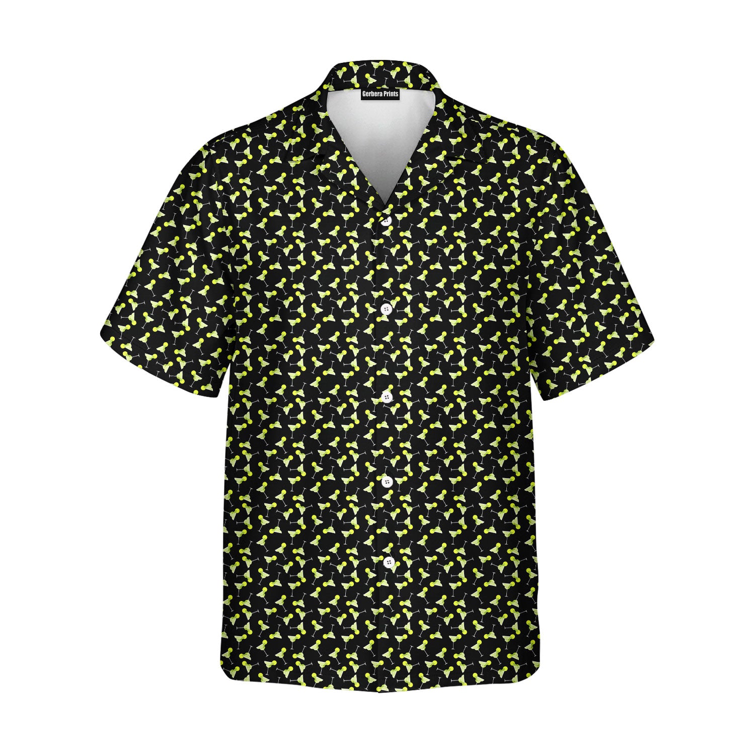 19th Hole Margarita Cocktail Slice Lime - Golf Hawaiian Shirt-Hawaiian Shirt-Gerbera Prints