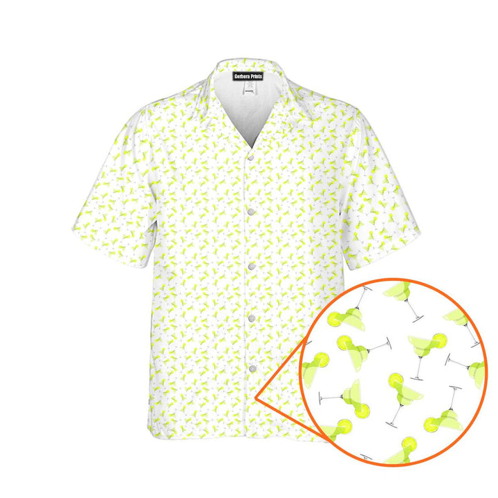 19th Hole Margarita Cocktail Slice Lime - Golf Hawaiian Shirt