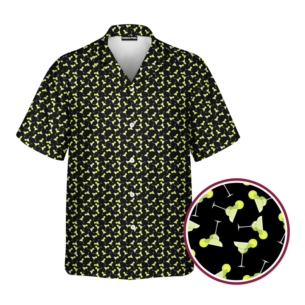 19th Hole Margarita Cocktail Slice Lime - Golf Hawaiian Shirt-Hawaiian Shirt-Gerbera Prints