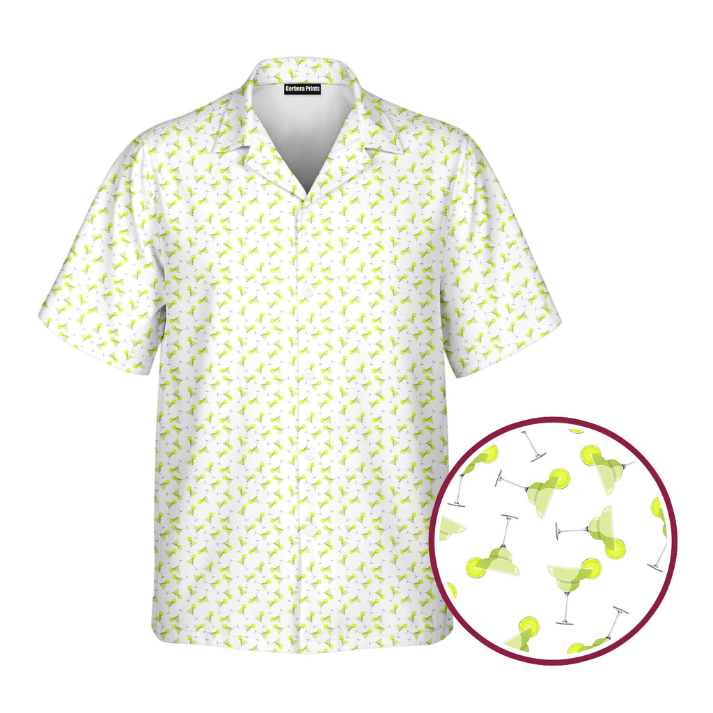 19th Hole Margarita Cocktail Slice Lime - Golf Hawaiian Shirt-Hawaiian Shirt-Gerbera Prints