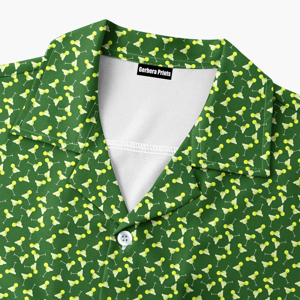 19th Hole Margarita Cocktail Slice Lime - Golf Hawaiian Shirt-Hawaiian Shirt-Gerbera Prints