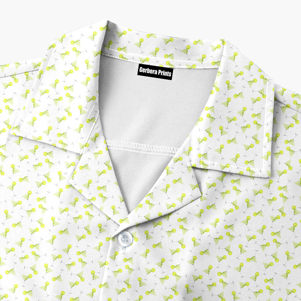 19th Hole Margarita Cocktail Slice Lime - Golf Hawaiian Shirt-Hawaiian Shirt-Gerbera Prints