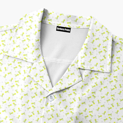 19th Hole Margarita Cocktail Slice Lime - Golf Hawaiian Shirt