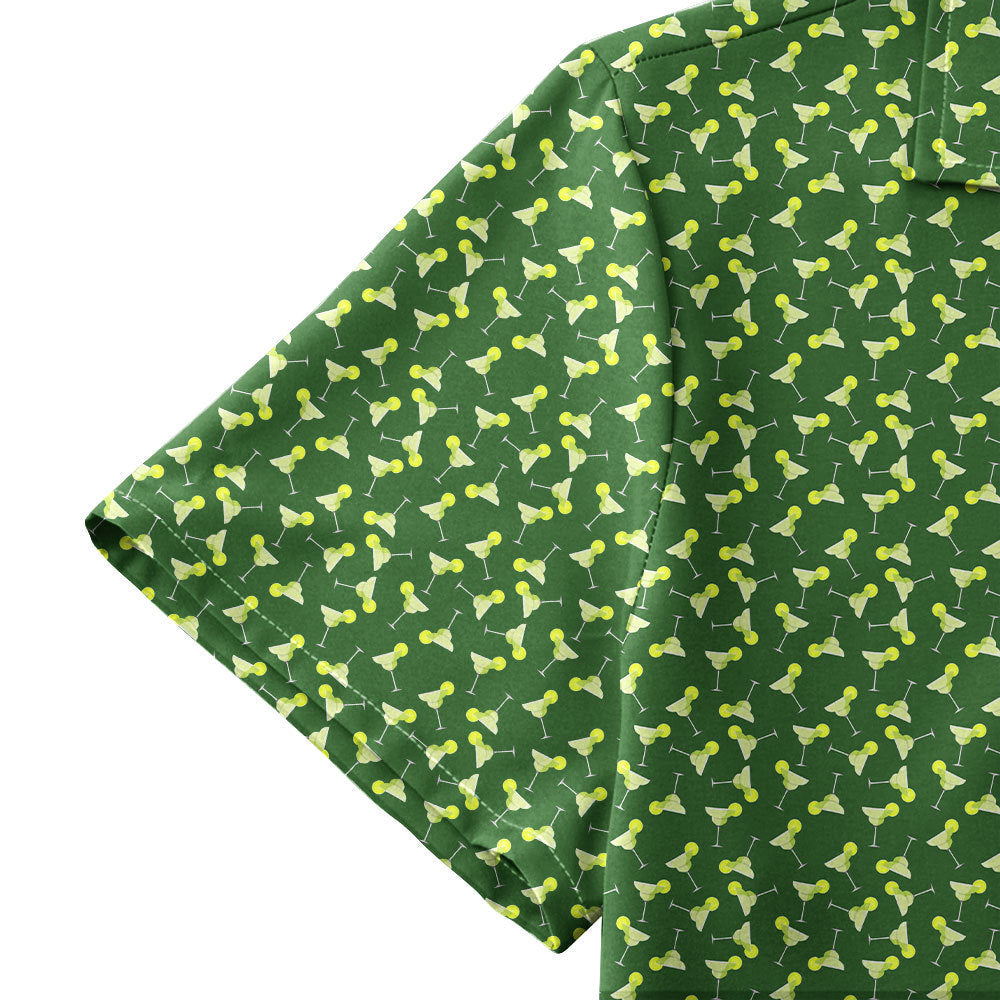 19th Hole Margarita Cocktail Slice Lime - Golf Hawaiian Shirt-Hawaiian Shirt-Gerbera Prints