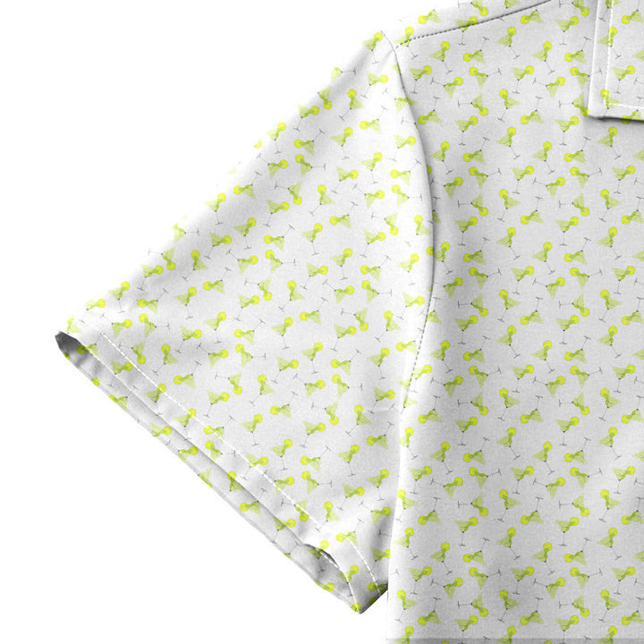 19th Hole Margarita Cocktail Slice Lime - Golf Hawaiian Shirt