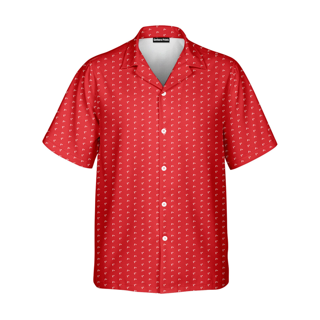 F* Fore the Laughs - Funny Golf Hawaiian Shirt-Hawaiian Shirt-Gerbera Prints