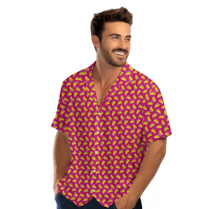 Pink Tacos Funny Hawaiian Shirt