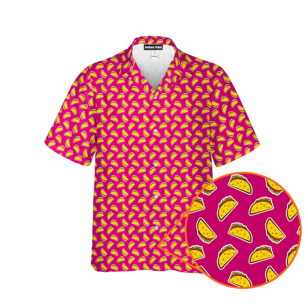 Pink Tacos Funny Hawaiian Shirt