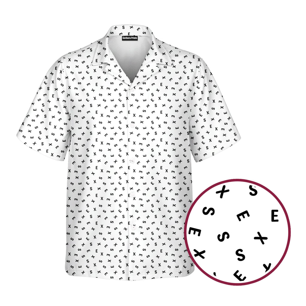 Words Swirl - Funny Golf Hawaiian Shirt-Hawaiian Shirt-Gerbera Prints