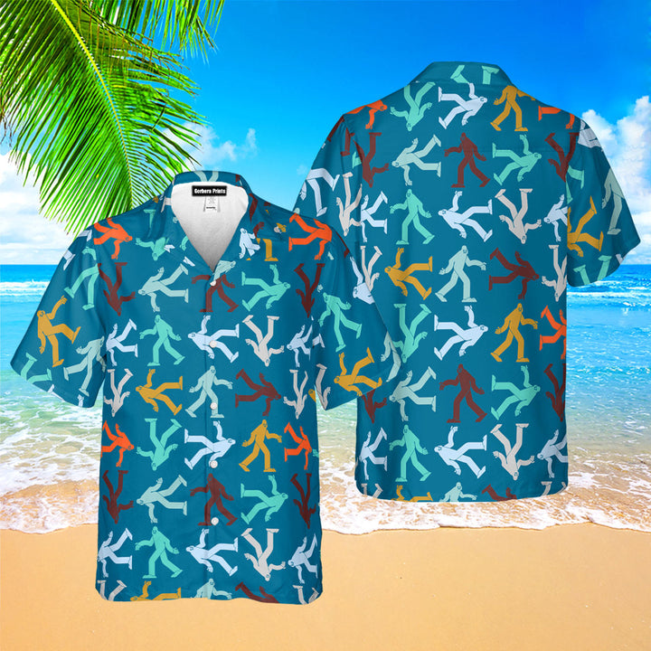 Bigfoot Sasquatch Funny Hawaiian Shirt