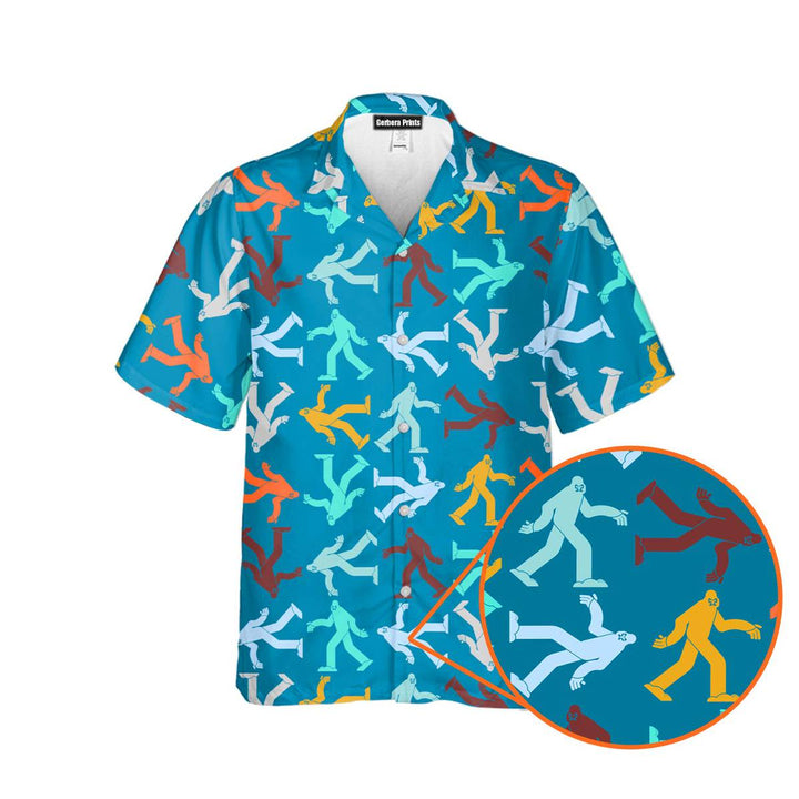 Bigfoot Sasquatch Funny Hawaiian Shirt