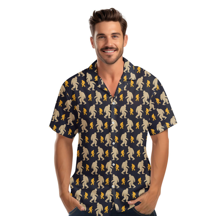 Bigfoot Sasquatch Funny Hawaiian Shirt